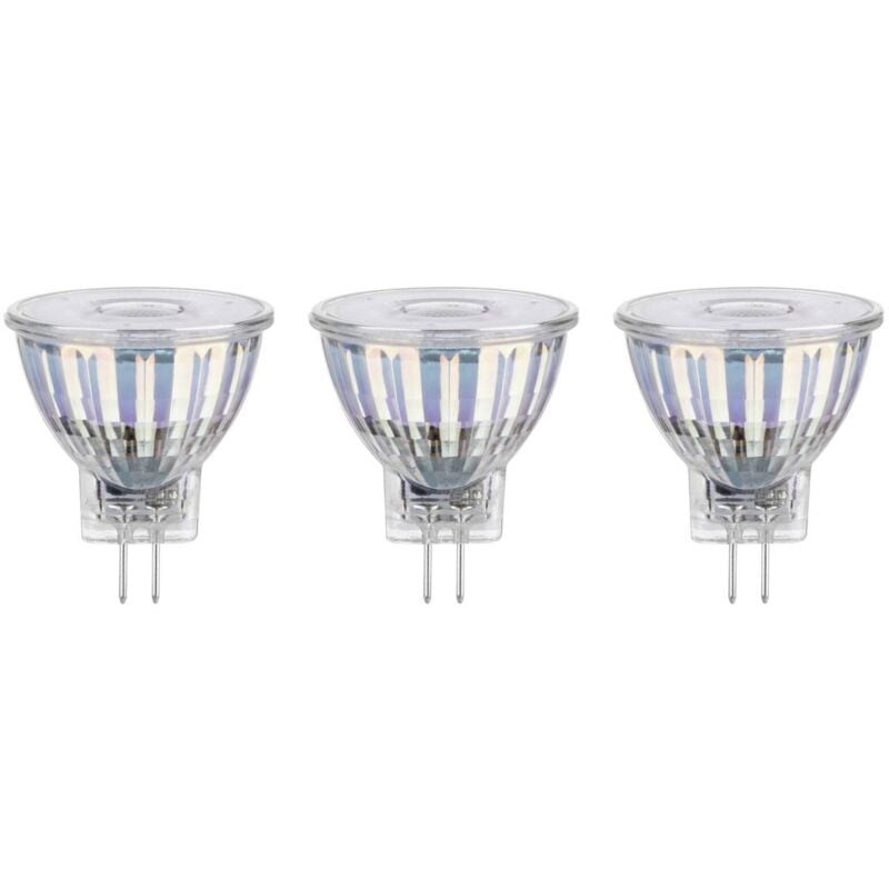 29140 led cee f (a - g) GU4 4.2 w blanc chaud (ø x h) 35 mm x 38 mm 3 pc(s) R606392 - Paulmann