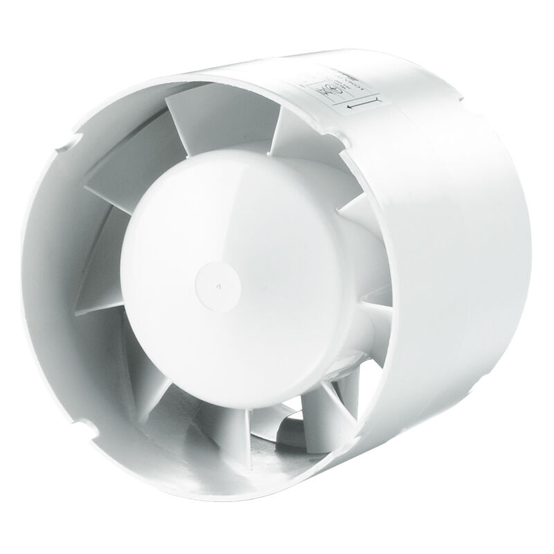 Standard 125mm Ligne Système Conduit Ventilation Ventilateur Extracteur D'air
