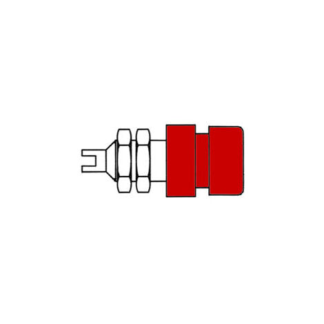 Standard 4mm isolierte Stecknuss - Rot (bil 20)