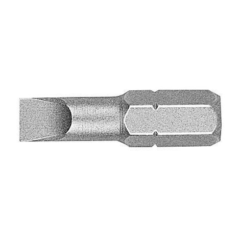 STANDARD Führung mit flacher Spitze 1/4" kurz (8x25)  WITTE 26415