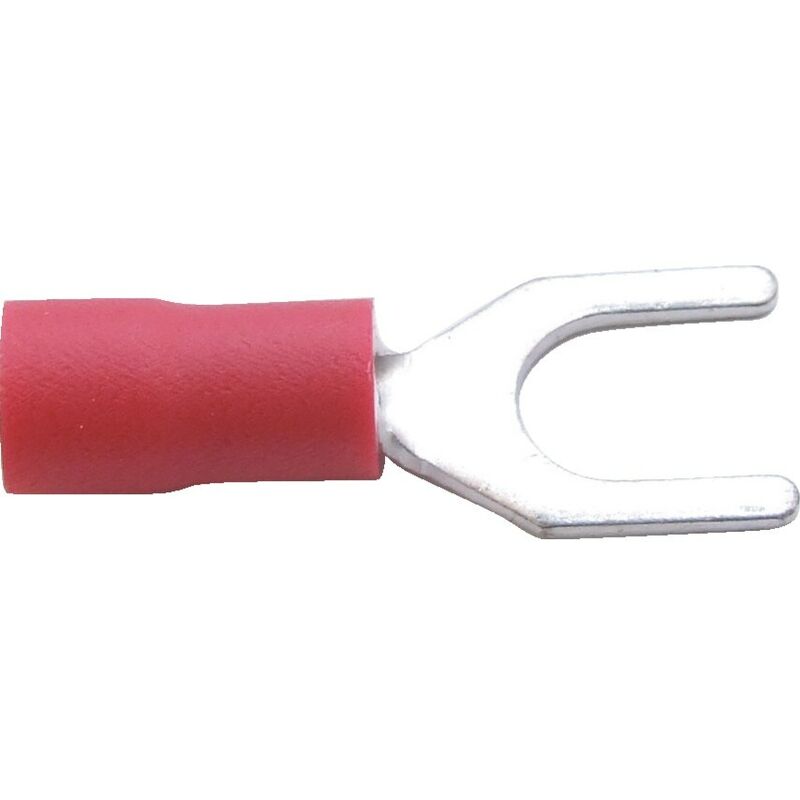 3.00MM Fork Terminal (Pk-100) Red - Kennedy