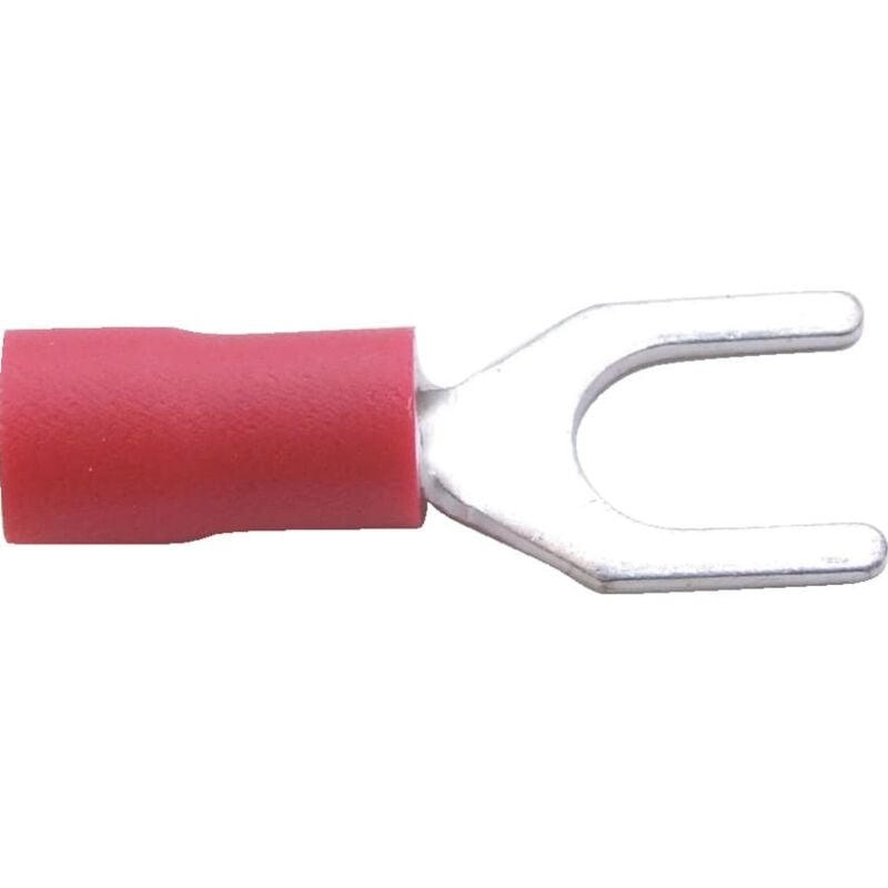 4.00MM Fork Terminal (Pk-100) Red - Kennedy