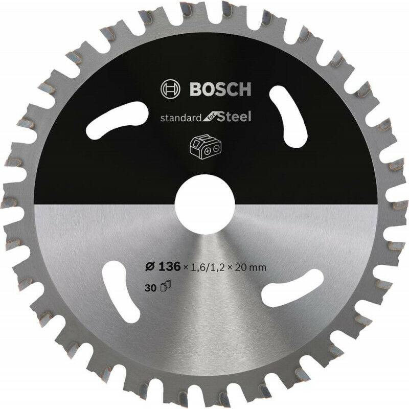 

Cuchilla Para Sierra Circular 136X1.6 / 1.2X20 Z30 Bosch
