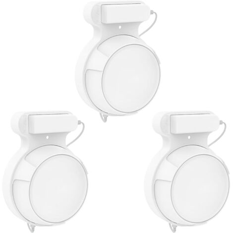 Stander Lot De 3 Supports Muraux Simples Et Robustes Compatibles Avec Tp Link Deco Be23 / Be25 / Be3600 / Be5000 Mesh Wifi 7 (Blanc, 3 Pièces)