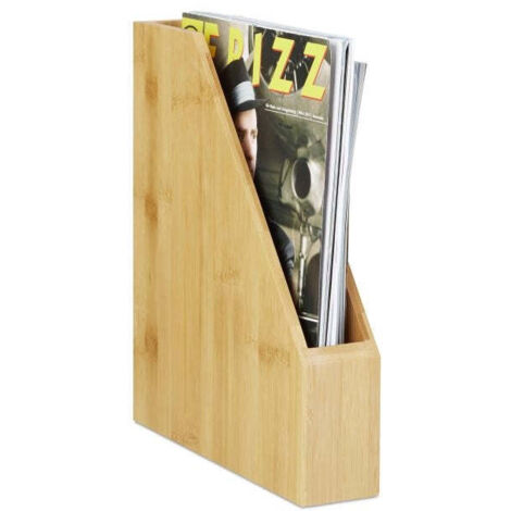 Standing Bamboo File Holder