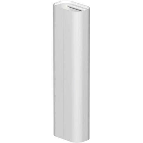 Standkonsolen Zubehör Design-Rohr weiß-glänzend für Super-Standfix-Plus