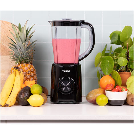 Standmixer, Kunststoff 1,5 Liter Mixgefäß, 2 Stufen 4 Klingen, 500 Watt