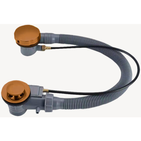 KROOS® Standrohr für Klick-Klack-Badewanne Roségold