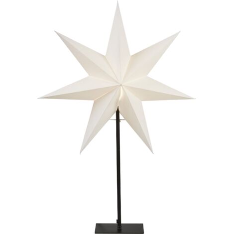 Standstern "Frozen", ohne Lochung, weiß, E14,ca. 52 x 80 cm