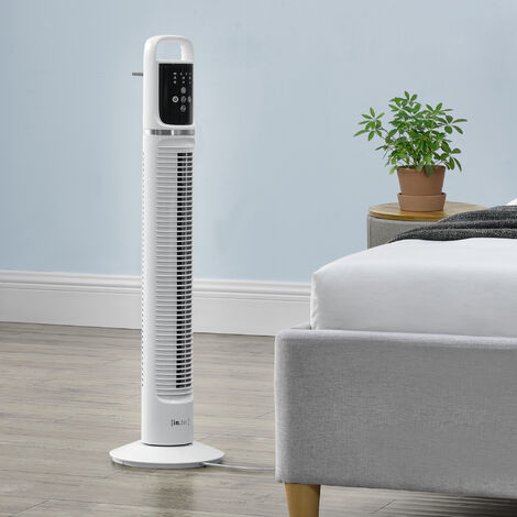 Standventilator 3 Betriebsmodi Schwenkbereich 85° 40W Weiß in.tec