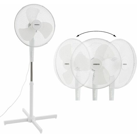 3 Geschwindigkeitsstufen oszillierend Maxx Standventilator /Ø 40 cm 45 Watt
