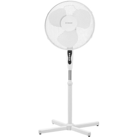 Standventilator mit 3 Geschwindigkeitsstufen Ø40cm oszillierend Lüfter Ventilator Gebläse Windmaschine höhenverstellbar