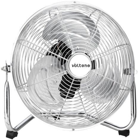 Standventilator-Umwälzer, verchromt, 100 W