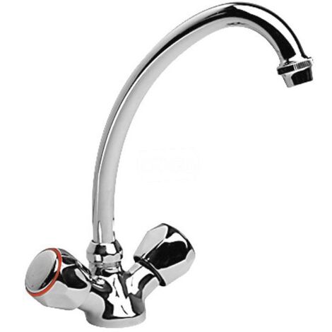 STANDWASCHTISCH-WASSERBATTERIE MIT ST-TYP-AUSLAUF - H/BU-11-FOS