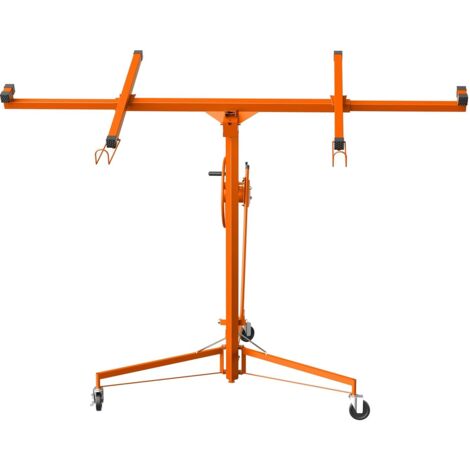 STANEW Alzalastre per cartongesso XXL, alzalastre per cartongesso,pannelli cartongesso,Regolabile In Altezza 140-325 cm, Portata Di 68 Kg, Arancione