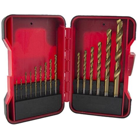 STANFORD brocas acero hss 1,5 a 10 mm (15 brocas) , Brocas cilíndricasLa broca helicoidal perfora superficies de metalEl taladro helicoidal puede agarrarse en herramientas