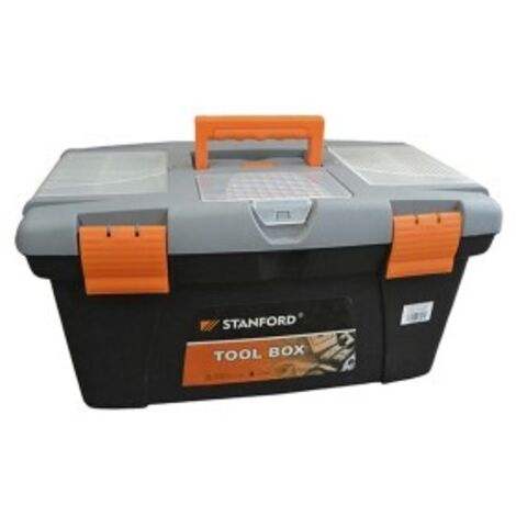 STANFORD caja herramientas 40x20cm c/departamentos , Caja de herramientasMedidas: 40 x 25 cmAltura: 20 cmLongitud: 40 cmAnchura: 25 cmCaja para herramientas de