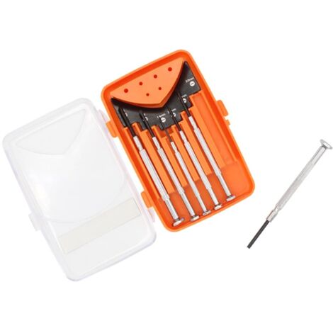 STANFORD destornilladores precision (3+3) estuche , Juego de 6 destorinlladores de precisión Stanford. - Solución perfecta para trabajos mecánicos, electrónicos y actividades de br