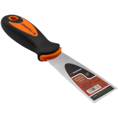 STANFORD espatula acero cromada 40mm m/ plastico , Espátula de acero 40 mm Mango de plástico Stanford. - Espátula de 40 mm (1,5 pulgadas) diseñada para trabajos de bricolaje, pintu