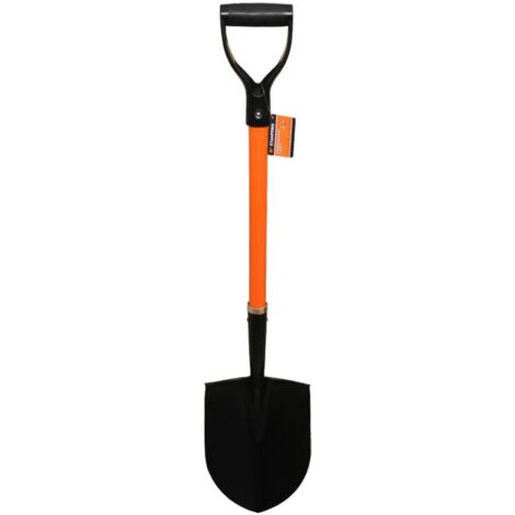 STANFORD pala punta jardin m/muleta 1k , Pala pico con mango de muleta Stanford Herramienta robusta y funcional ideal para trabajos de excavación, jardinería y construcción