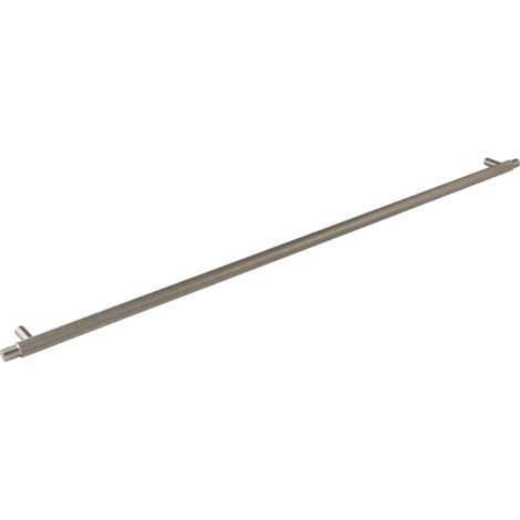 Stangengriff Manor L ø 14mm, LA 640mm, Möbelgriff Breite 694mm, Aluminium/ZN Edelstahl Effekt