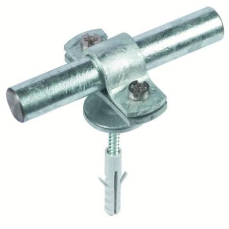Stangenhalter mit 16 mm rundem Deckel St-ZG mit Fixierung