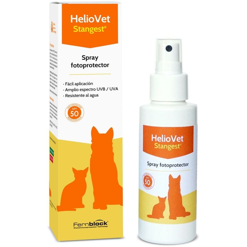 

HelioVet Fotoprotector en Spray para Perros y Gatos Alta Protección SPF 50 - Stangest