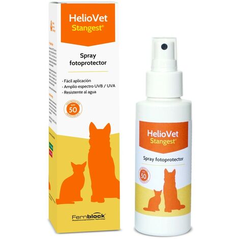 STANGEST Heliovet Protector Solar para Perros y Gatos, Spray, 80 ml