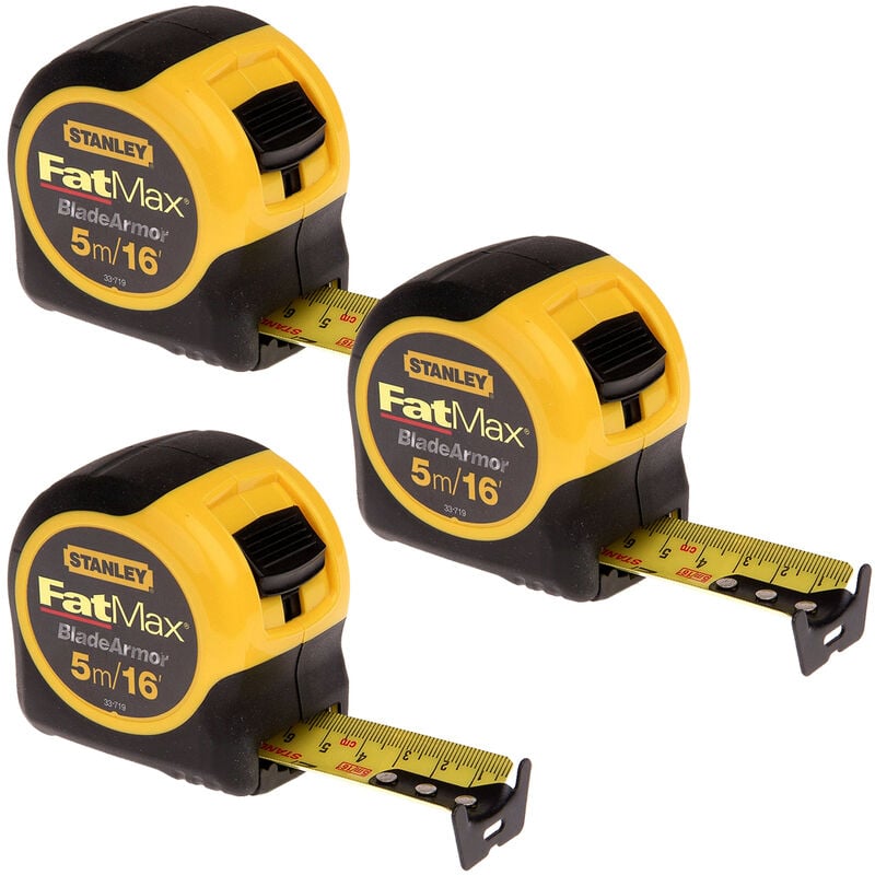Stanley 0-33-719 FatMax Tape Blade Armor 5m/16ft (W-32mm) STA033719 Pack of 3