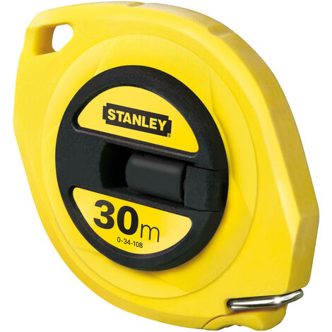 Mesure longue ruban acier classe II 10m 0-34-102 STANLEY - plusieurs modèles disponibles