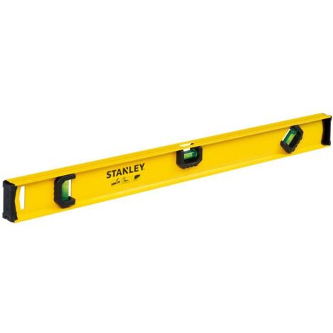 Stanley® 0-42-074 Basic I-Beam Level, 60 cm (23.6 inches), Professional Precision and Durable Construction