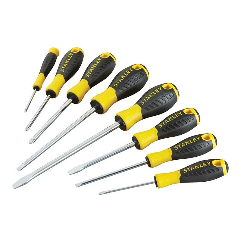 Stanley - 0-60-210 Essential Screwdriver Set, 8 Piece sl/ph STA060210