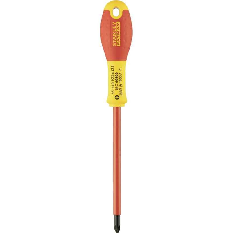 FatMax Tournevis Pozidriv VDE PZ2 X 125mm Stanley 3253560654191