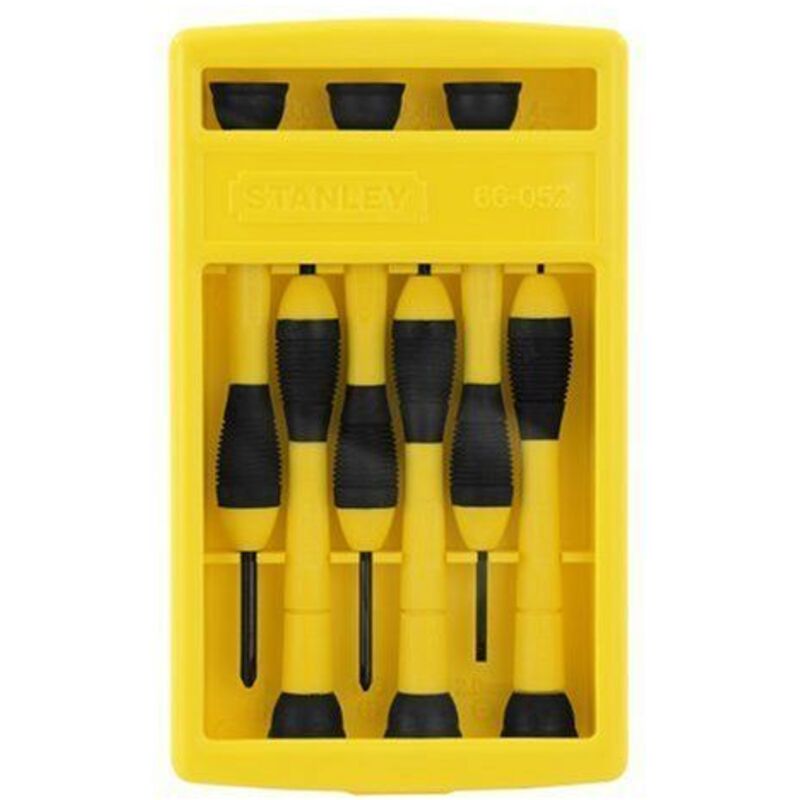 Stanley - Tournevis de précision - Coffret de 6 pièces