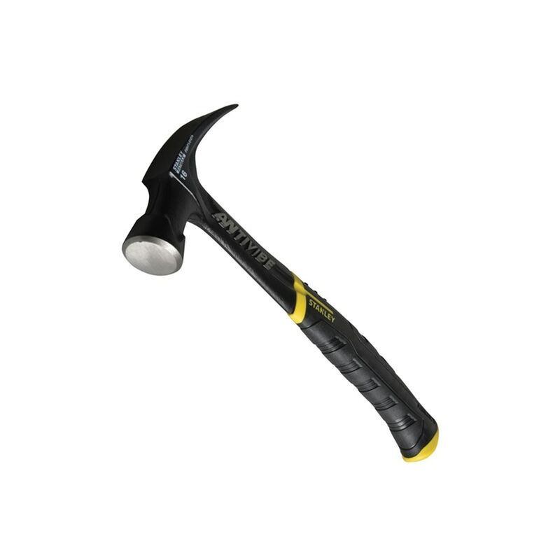 Stanley - STA151276 FatMax Antivibe All Steel Rip Claw Hammer 450g (16oz) 1-51-276