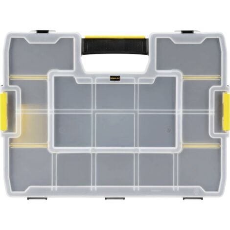 STANLEY - Organiseur Sortmaster 17 compartiments - 1-94-745 - 17 compartiments dont 10 intercalaires amovibles