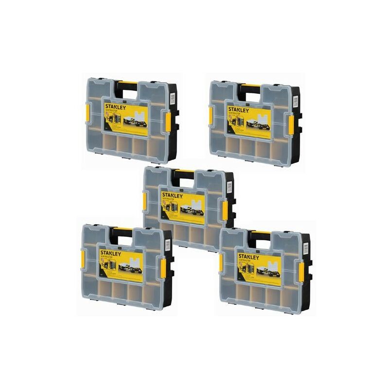 Stanley - 1-94-745 Sortmaster Organiser Five Pack Connectable STA194745 x5