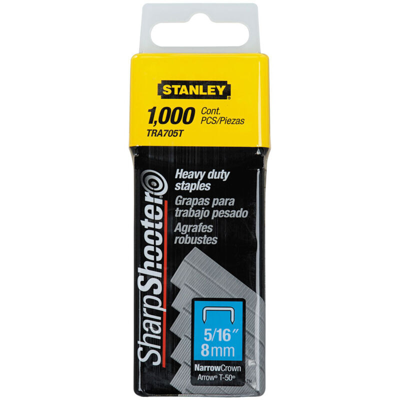

Grapa tipo G 8MM 1000 Unidades - Stanley