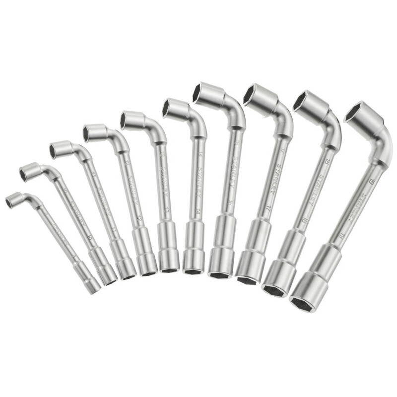 Clé à pipe débouchée Stanley 10 pièces - vue 1