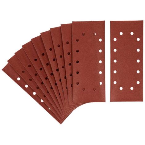 STANLEY-10 FOGLI ABRASIVI 115X280MM. 14FORI  GRANA 150