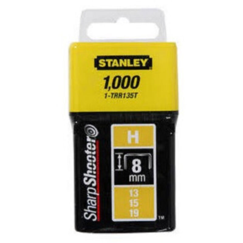 Agrafes 6mm Type H 1000 Pieces Stanley 3253561060243 - vue 6