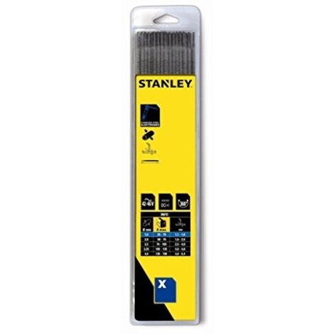 Stanley 10x Elettrodi per saldatura diametro 2.5mm rutile rutilici acciaio 90704