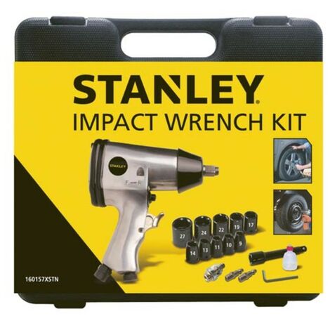 Stanley 160157XSTN Clé à chocs pneumatique noir argent