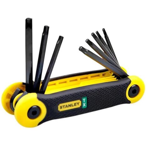 Stanley 2-69-266 Set Chiavi Maschio Esagonale Torx 8 Pezzi