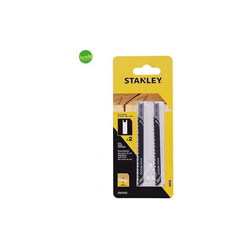 Image of Stanley - 2 lame per seghetto alternativo 100x4 legno hcs STA21032