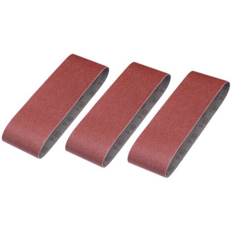 Stanley 3 bandes abrasives 75x533 grain 80 sta33191-xj