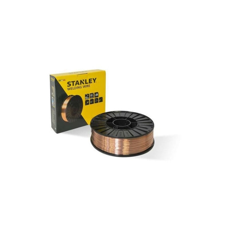 Stanley - Bobine fil acier soudure mig/mag D0,6x200mm 5kg