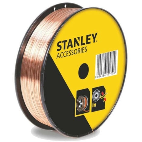 STANLEY 460618 Bobine fil acier pour soudure MIG/MAG avec gaz - Ø 0,8 mm - 0,9 kg