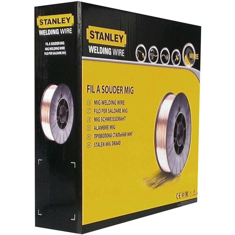 Stanley - Bobine fil fourré sans gaz D0,9mm