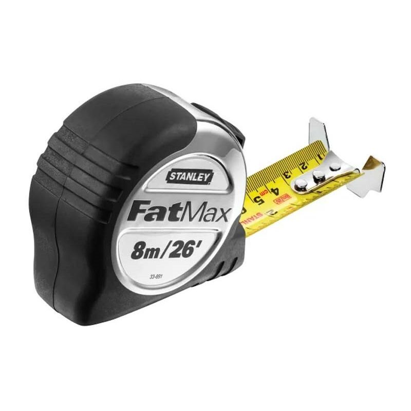 Stanley - STA533891 FatMax Tape Measure 8m 26ft Wide Blade 5-33-891